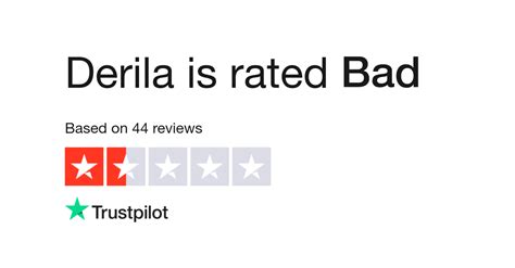 Read Customer Service Reviews of derila.com .